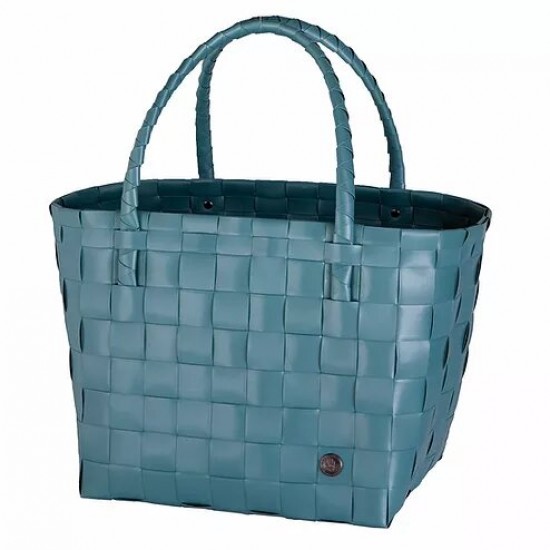 Paris Shopper Bag- Teal Blue