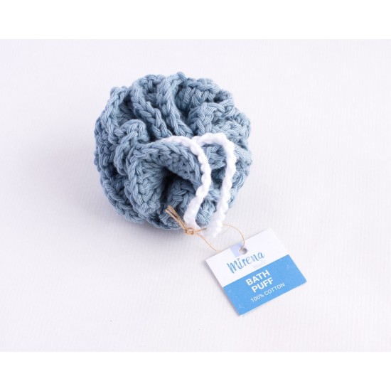 Reusable bath pouf-Γαλάζιο