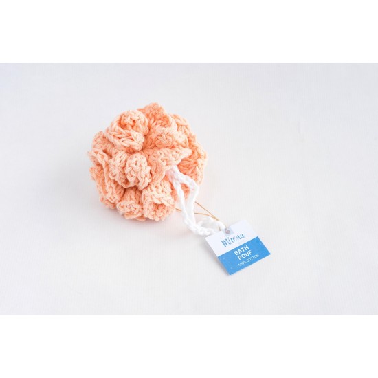 Reusable bath pouf-Σομόν
