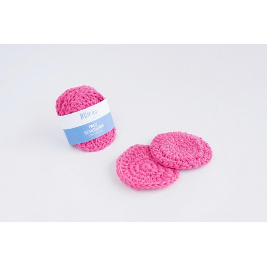 Reusable face scrubbies - Φούξια