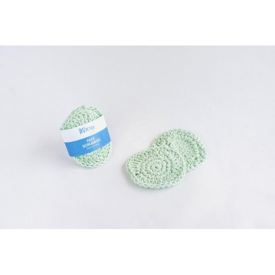 Reusable face scrubbies - Πράσινο