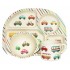Kids 3 piece Dining Set- Μέσα Μεταφοράς απο Ecoffeecup