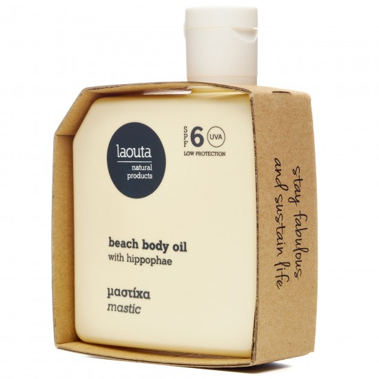 Laouta Natural Products Beach Body Hyppophae & Mastic SPF6 100ml