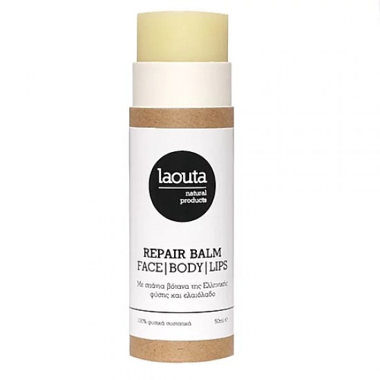 Laouta Natural Products Repair Balm Βάλσαμο Ενυδάτωσης και θρέψης για πρόσωπο σώμα χείλη 50ml