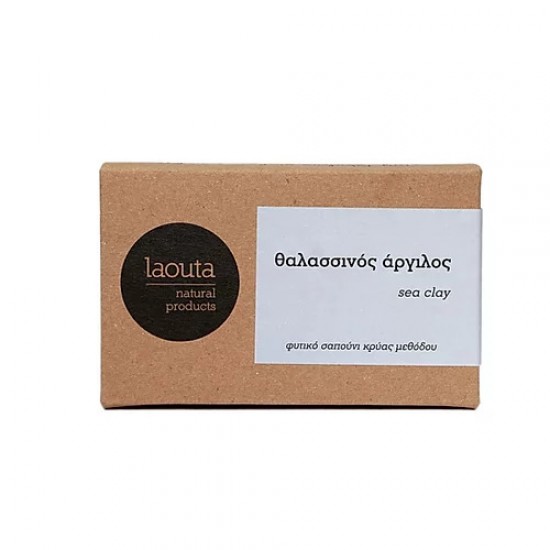 Laouta natural products Φυτικό σαπούνι ¨θαλασσινός άργιλος¨ 120 gr