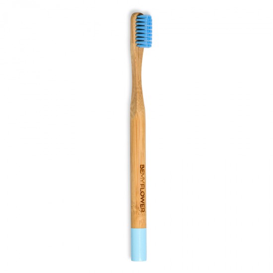 BeMyFlower bamboo οδοντόβουρτσα ADULT μπλέ SOFT