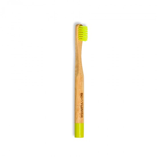BeMyFlower bamboo οδοντόβουρτσα KIDS κίτρινη X-SOFT