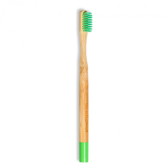 BeMyFlower bamboo οδοντοβουρτσα ADULT πράσινη SOFT