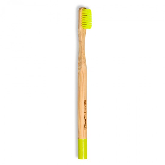  BeMyFlower bamboo οδοντοβουρτσα ADULT κίτρινη X-SOFT